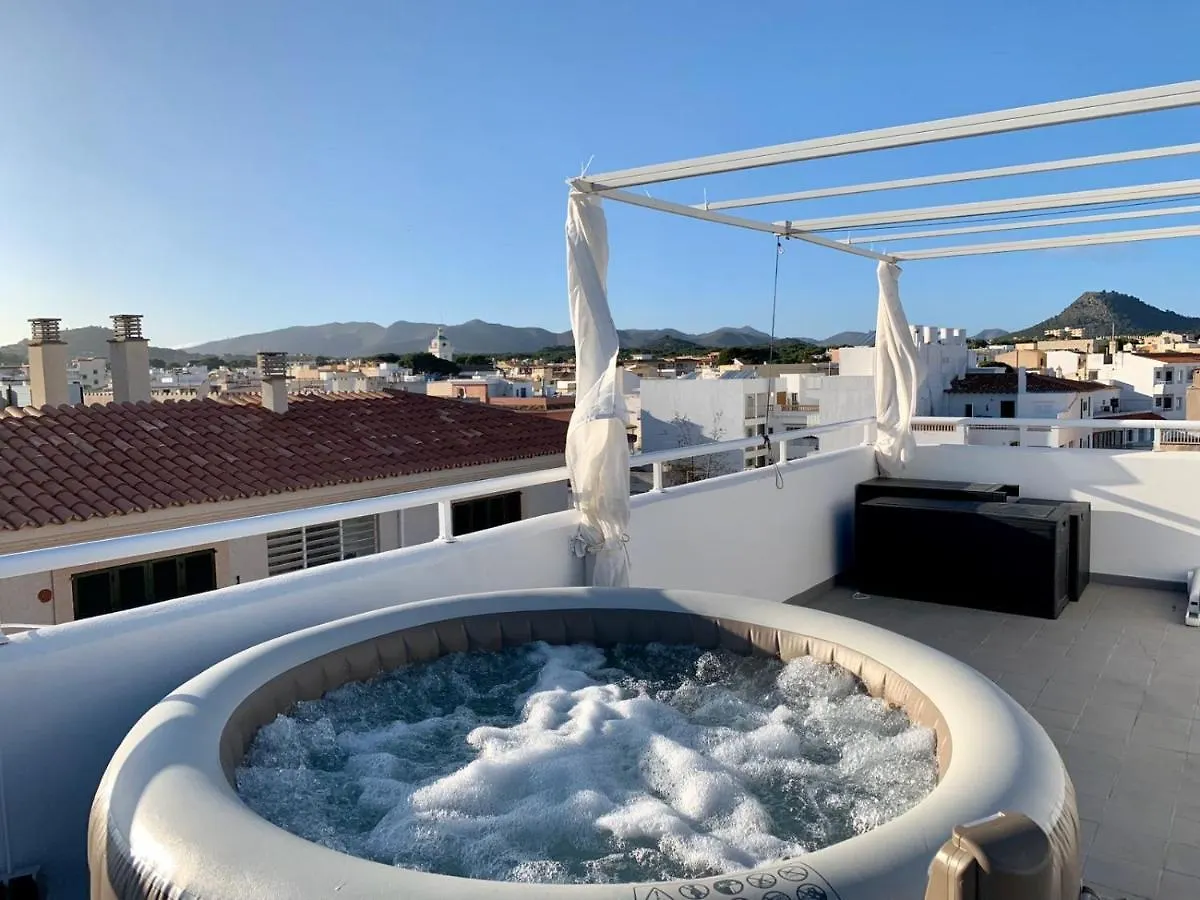 Sonne&Meerblick aus 40 Grad heißem Whirlpool genießen - Zentral am Hafen und dennoch ruhig Cala Ratjada  Cala Ratjada (Mallorca)